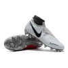 Nike Phantom Vision Elite DF FG Gris Rojo